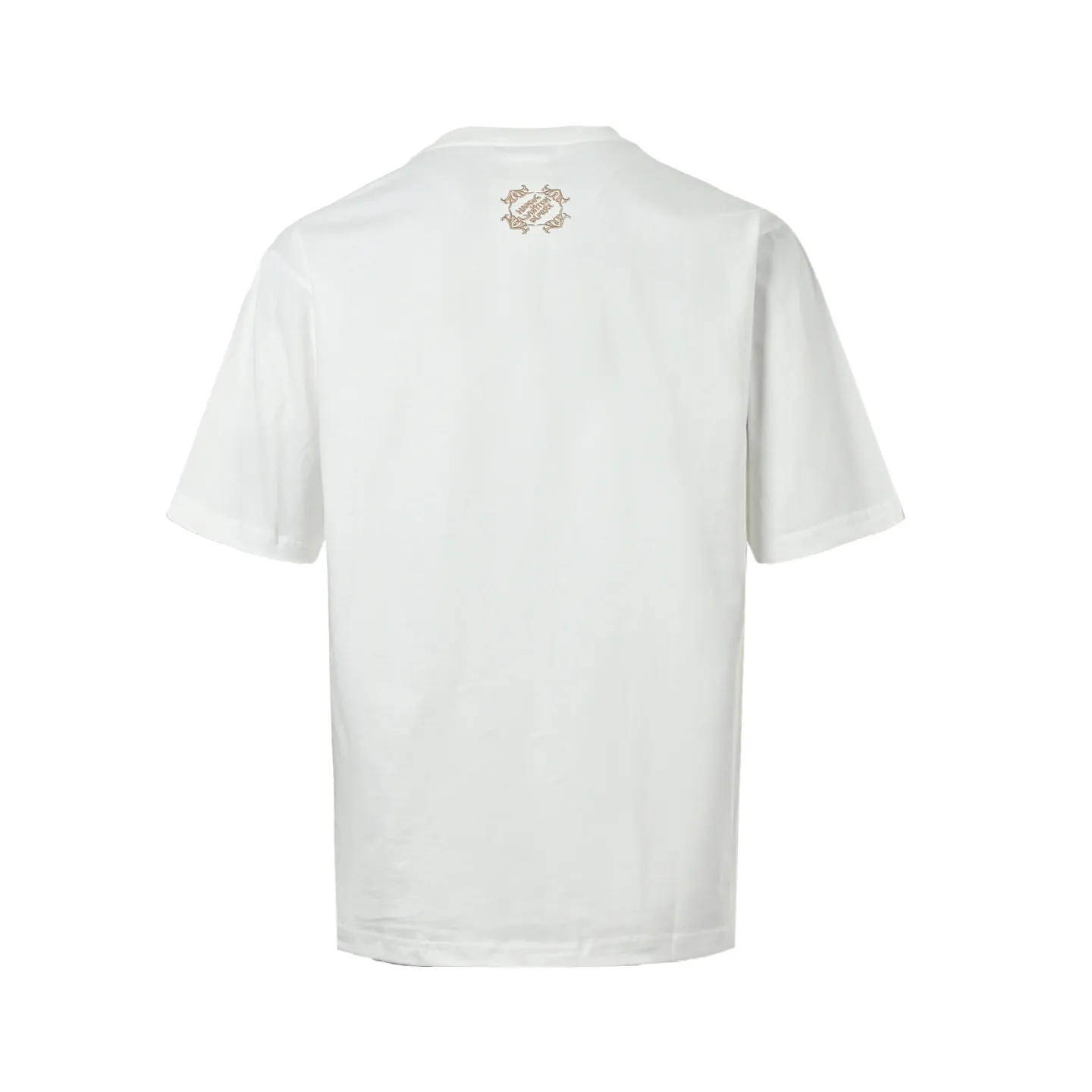 Louis Vuitton/Louis Vuitton 26ss embroidered letter Retro scroll short sleeves